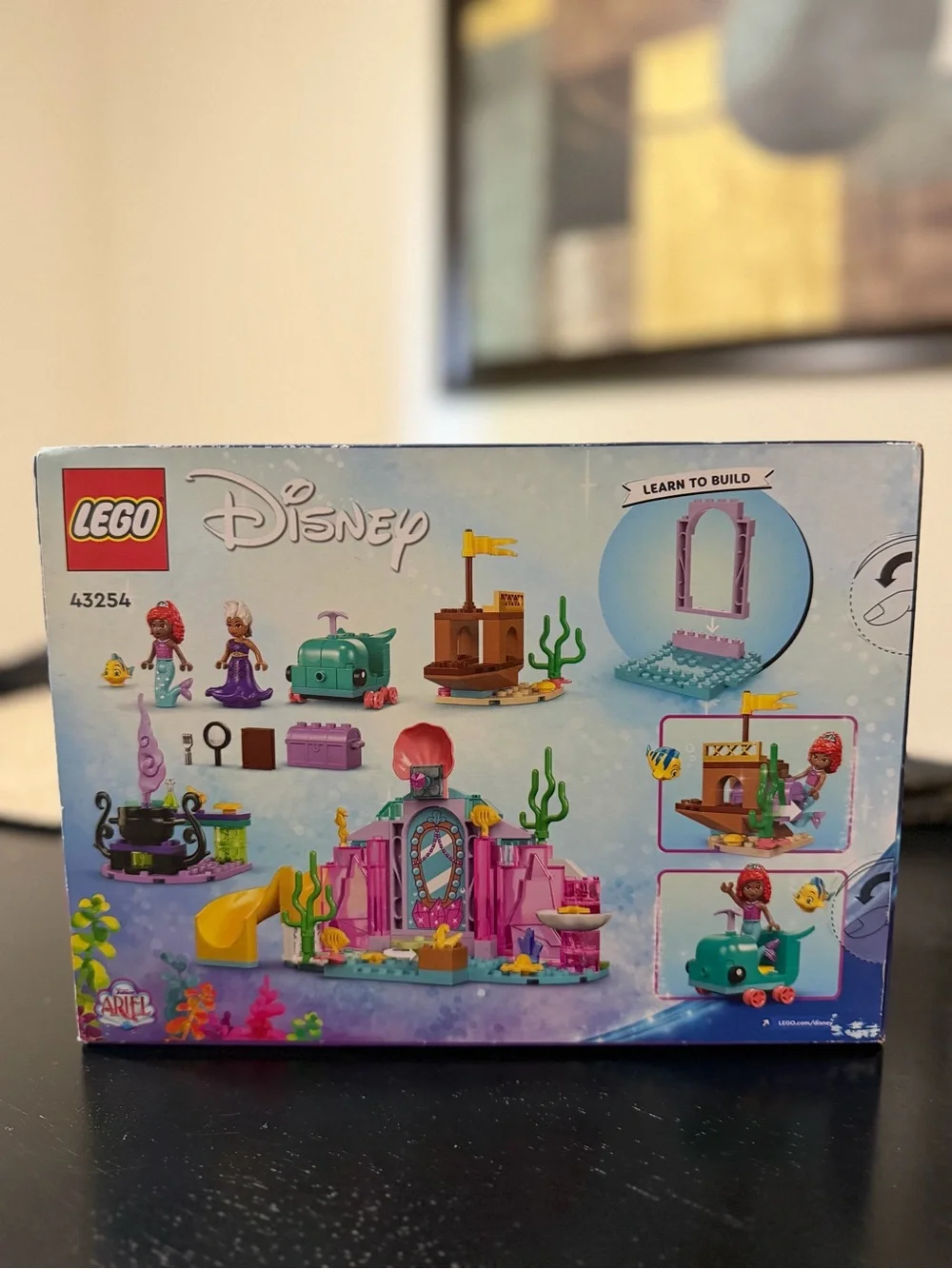 LEGO Disney Ariel’s Crystal Cavern Playset - Pink, Blue, Yellow, Green